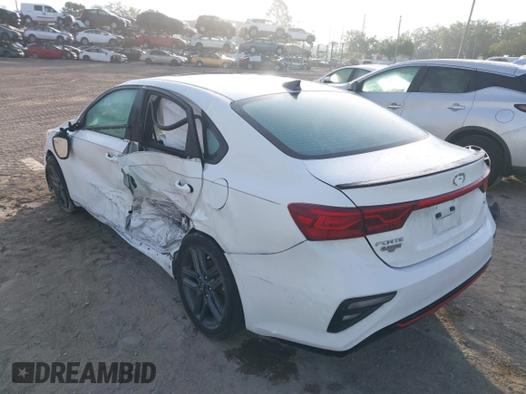 2020 Kia Forte GT-Line with VIN 3KPF34AD8LE251922, listed as a IAAI auction lot 41885015 with 56,505 mi miles. Bid and sale history available at carsss.com. Image 3.