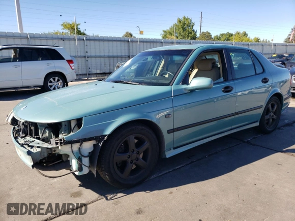2004 Saab 9-5 Arc with VIN YS3ED49A943003022, listed as a Copart auction lot 73165844 with 172,071 mi miles and Salvage Title. Bid and sale history available at carsss.com. Image 1.