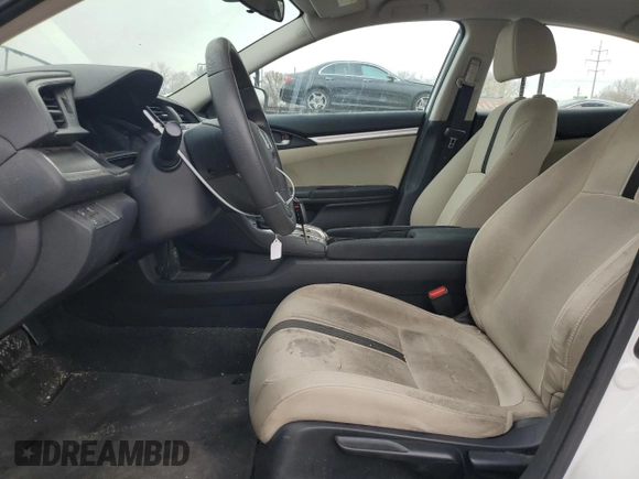 2019 Honda Civic LX with VIN 2HGFC2F67KH545606, listed as a Copart auction lot 79925204 with 96,017 mi miles and Salvage Title. Bid and sale history available at DreamBid. Image 7.