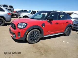 2022 MINI Countryman Cooper S with VIN WMZ83BR07N3N49807, listed as a Copart auction lot 67963784 with 23,170 mi miles and Salvage Title. Bid and sale history available at carsss.com. Image 1.