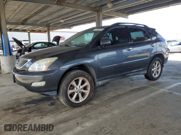2009 Lexus RX 350 with VIN 2T2HK31U19C109128, listed as a Copart auction lot 52909855 with 109,063 mi miles and Salvage Title. Bid and sale history available at DreamBid. Image 1.