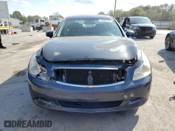 2008 Infiniti G35 Journey with VIN JNKBV61E48M206514, listed as a Copart auction lot 74599734 with 169,945 mi miles and Salvage Title. Bid and sale history available at DreamBid. Image 5.