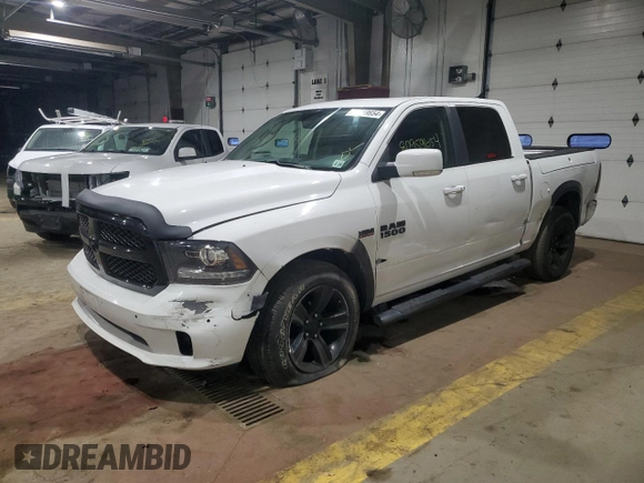 2018 Ram 1500 Sport z VIN 1C6RR7MT6JS228365, wystawiony jako Copart lot #80959654 z przebiegiem 120 858 mil mil oraz Szkoda całkowita • Salvage title. Historia ofert i sprzedaży dostępna na DreamBid. Obrazek 1.