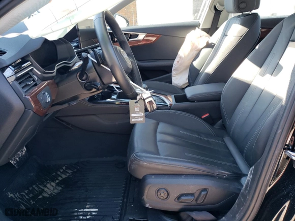 2022 Audi A4 Sedan Premium Plus with VIN WAUBBAF44NA005851, listed as a Copart auction lot 43687845 with 11,188 mi miles and Salvage Title. Bid and sale history available at carsss.com. Image 7.