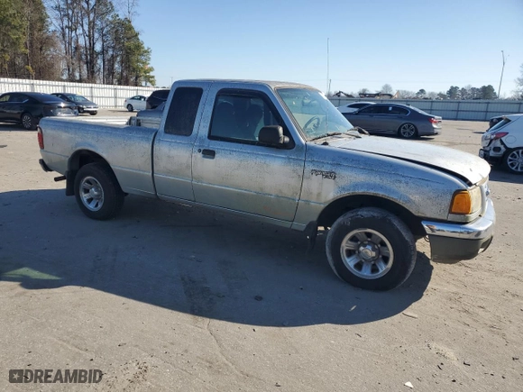 2003 Ford Ranger XL Fleet with VIN 1FTYR44V33TA13706, listed as a Copart auction lot 43870445 with 135,287 mi miles and Clean Title. Bid and sale history available at carsss.com. Image 4.