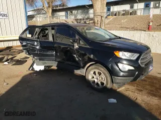 2021 Ford EcoSport SE with VIN MAJ3S2GEXMC444470, listed as a Copart auction lot 42573665 with 36,500 mi miles and Salvage Title. Bid and sale history available at carsss.com. Image 10.