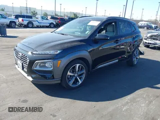 2021 Hyundai Kona Limited with VIN KM8K33A5XMU677871, listed as a IAAI auction lot 41593228 with 28,197 mi miles. Bid and sale history available at carsss.com. Image 20.