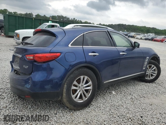 2013 Infiniti FX with VIN JN8CS1MW3DM174322, listed as a Copart auction lot 54331155 with Not provided miles and Salvage title. Bid and sale history available at DreamBid. Image 3.