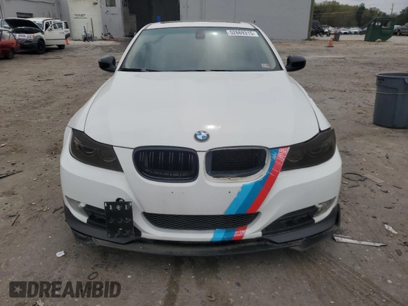 2009 BMW 3 Series 328i with VIN WBAPH77599NM31774, listed as a Copart auction lot 52669315 with 241,355 mi miles and Salvage title. Bid and sale history available at DreamBid. Image 5.