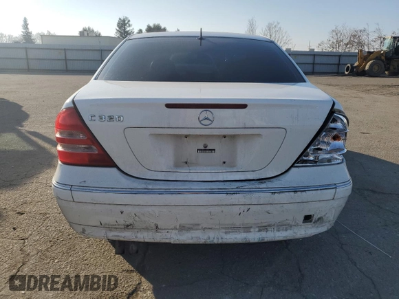 2002 Mercedes-Benz C 230/260/280/320 with VIN WDBRF64J42F196373, listed as a Copart auction lot 88166025 with 147,986 mi miles and Salvage Title. Bid and sale history available at DreamBid. Image 6.