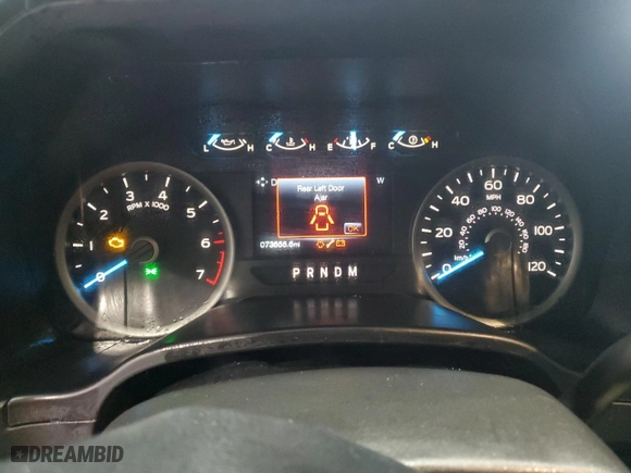 2018 Ford F-150 XL with VIN 1FTEW1EP6JKF14859, listed as a Copart auction lot 47879735 with 73,655 mi miles and Salvage Title. Bid and sale history available at carsss.com. Image 9.