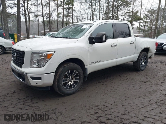 2021 Nissan Titan Pro-4X with VIN 1N6AA1ED3MN507886, listed as a IAAI auction lot 41533292 with 95,947 mi miles and . Bid and sale history available at DreamBid. Image 2.