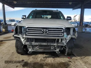 2018 Toyota Sequoia Platinum with VIN 5TDDY5G17JS165287, listed as a Copart auction lot 48534145 with 96,526 mi miles and Salvage Title. Bid and sale history available at carsss.com. Image 5.
