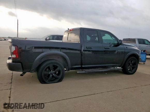 2019 Ram 1500 Warlock z VIN 1C6RR6GG9KS618659, wystawiony jako Copart lot #56914565 z przebiegiem 96 803 mil mil oraz Szkoda całkowita • Salvage title. Historia ofert i sprzedaży dostępna na DreamBid. Obrazek 3.