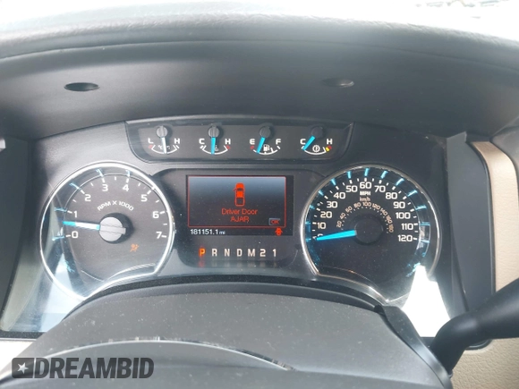 2014 Ford F-150 XL with VIN 1FTFW1EF4EFA05296, listed as a IAAI auction lot 42103783 with 181,151 mi miles and . Bid and sale history available at DreamBid. Image 7.