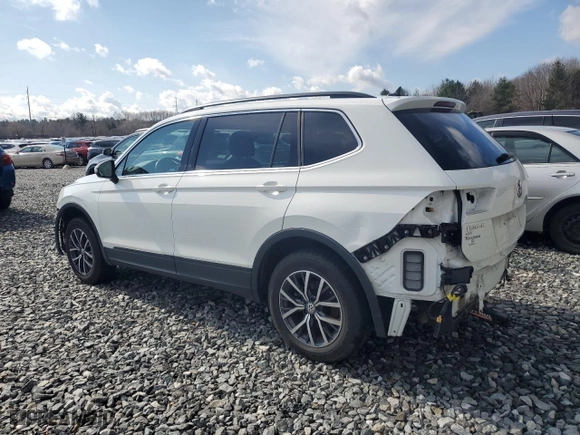 2019 Volkswagen Tiguan SE with VIN 3VV2B7AXXKM101524, listed as a Copart auction lot 49602425 with 55,534 mi miles and Salvage Title. Bid and sale history available at carsss.com. Image 2.