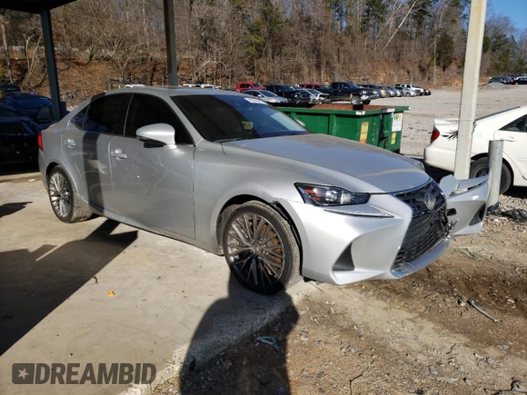 2017 Lexus IS with VIN JTHBA1D24H5049724, listed as a Copart auction lot 89220815 with 110,657 mi miles and Salvage Title. Bid and sale history available at carsss.com. Image 4.