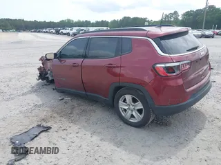 2022 Jeep Compass Altitude with VIN 3C4NJCBB9NT187445, listed as a IAAI auction lot 42090981 with 37,168 mi miles and . Bid and sale history available at DreamBid. Image 3.