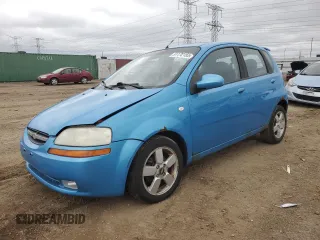 2006 Chevrolet Aveo LT with VIN KL1TG666X6B645735, listed as a Copart auction lot 51172155 with 140,489 mi miles and Salvage title. Bid and sale history available at DreamBid. Image 1.