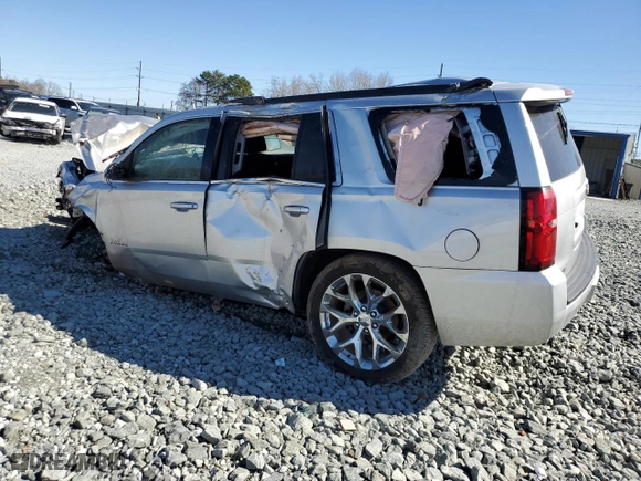 2020 Chevrolet Tahoe LT with VIN 1GNSKBKC5LR278373, listed as a Copart auction lot 48740025 with 0 mi miles and Salvage Title. Bid and sale history available at carsss.com. Image 2.