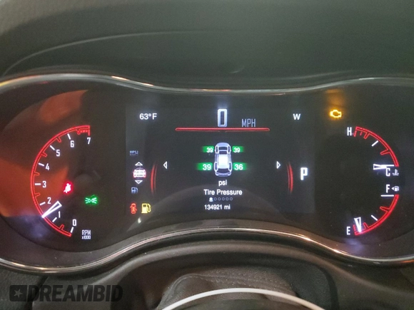 2015 Dodge Durango Limited with VIN 1C4RDJDG7FC696033, listed as a Copart auction lot 53987275 with 134,921 mi miles and Salvage title. Bid and sale history available at DreamBid. Image 9.