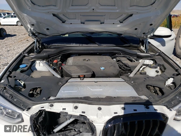 2021 BMW X4 xDrive30i with VIN 5UX2V1C01M9F91616, listed as a Copart auction lot 74006453 with 0 mi miles. Bid and sale history available at carsss.com. Image 12.