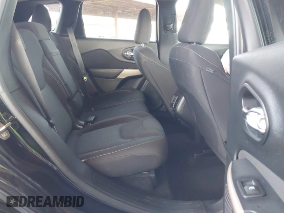 2017 Jeep Cherokee Latitude with VIN 1C4PJLCB1HW641872, listed as a IAAI auction lot 41404099 with 64,782 mi miles and . Bid and sale history available at carsss.com. Image 8.
