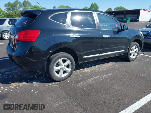 2013 Nissan Rogue S with VIN JN8AS5MT6DW503409, listed as a IAAI auction lot 42183159 with 164,702 mi miles and . Bid and sale history available at DreamBid. Image 4.