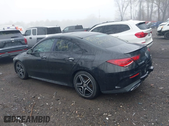 2020 Mercedes-Benz CLA with VIN WDD5J4HB5LN078934, listed as a IAAI auction lot 41157669 with 49,107 mi miles. Bid and sale history available at carsss.com. Image 14.