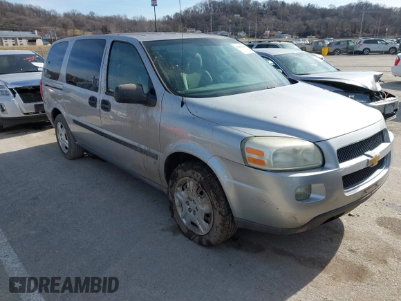 2008 Chevrolet Uplander LS with VIN 1GNDV23W98D130773, listed as a IAAI auction lot 41496210 with 129,869 mi miles and . Bid and sale history available at DreamBid. Image 1.