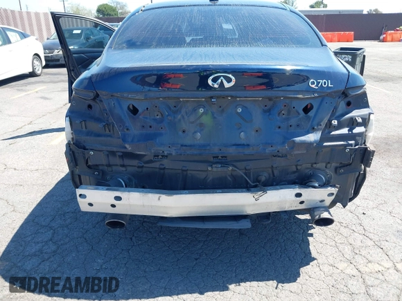 2015 Infiniti Q70 with VIN JN1BY1PP8FM601834, listed as a IAAI auction lot 42028330 with 106,285 mi miles and . Bid and sale history available at DreamBid. Image 6.