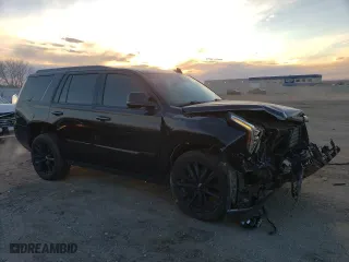 2019 Cadillac Escalade Platinum with VIN 1GYS4DKJ7KR386452, listed as a Copart auction lot 83686144 with 125,437 mi miles and Salvage Title. Bid and sale history available at carsss.com. Image 4.