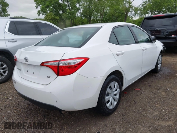 2016 Toyota Corolla L with VIN 2T1BURHE8GC579871, listed as a IAAI auction lot 42346411 with 135,949 mi miles and . Bid and sale history available at DreamBid. Image 4.