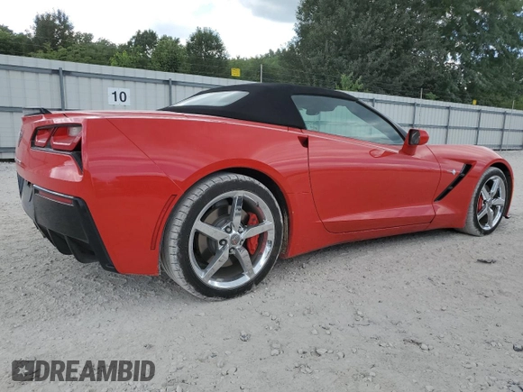 2015 Chevrolet Corvette 2LT with VIN 1G1YD3D72F5115347, listed as a Copart auction lot 58962664 with 51,066 mi miles and Clean Title. Bid and sale history available at carsss.com. Image 3.
