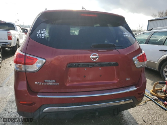 2013 Nissan Pathfinder S with VIN 5N1AR2MN2DC654106, listed as a Copart auction lot 84471784 with 108,151 mi miles and Salvage Title. Bid and sale history available at carsss.com. Image 6.