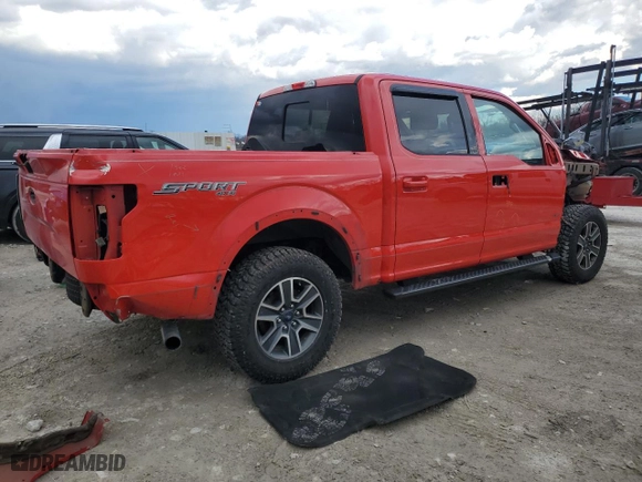2016 Ford F-150 XLT with VIN 1FTEW1EP2GFB76538, listed as a Copart auction lot 46292615 with 0 mi miles and Salvage Title. Bid and sale history available at carsss.com. Image 3.