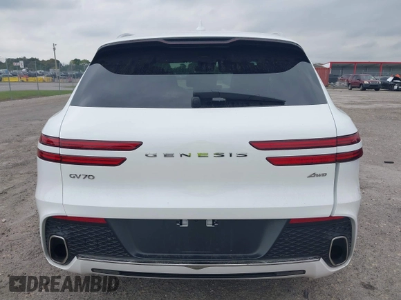 2025 Genesis GV70 2.5T with VIN 5NMMADTB1SH024717, listed as a IAAI auction lot 41577463 with 7,527 mi miles and . Bid and sale history available at DreamBid. Image 16.