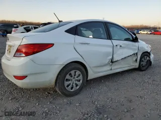 2017 Hyundai Accent SE with VIN KMHCT4AE0HU224228, listed as a Copart auction lot 47769335 with 182,917 mi miles and Salvage Title. Bid and sale history available at carsss.com. Image 3.