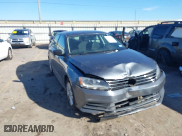 2015 Volkswagen Jetta S with VIN 3VW1K7AJ3FM230617, listed as a IAAI auction lot 41414621 with 91,888 mi miles and . Bid and sale history available at DreamBid. Image 1.