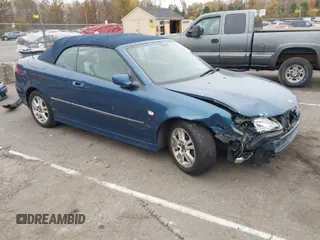 2006 Saab 9-3 with VIN YS3FD79Y166103510, listed as a IAAI auction lot 40616250 with 190,957 mi miles. Bid and sale history available at carsss.com. Image 1.