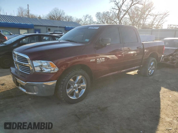 2019 Ram 1500 Classic Lone Star with VIN 1C6RR6LT0KS622313, listed as a Copart auction lot 45923995 with 54,361 mi miles and Clean Title. Bid and sale history available at carsss.com. Image 1.