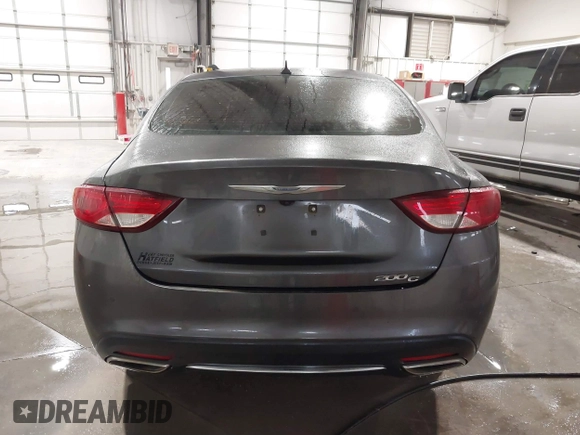 2015 Chrysler 200 C with VIN 1C3CCCCG1FN551259, listed as a IAAI auction lot 41221979 with 98,055 mi miles and . Bid and sale history available at carsss.com. Image 16.