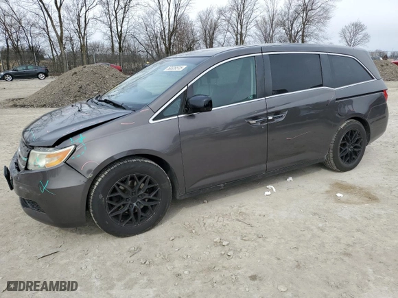 2011 Honda Odyssey EX-L with VIN 5FNRL5H64BB022947, listed as a Copart auction lot 50326515 with 209,360 mi miles and Salvage Title. Bid and sale history available at carsss.com. Image 1.
