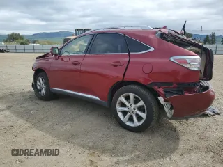 2011 Lexus RX 350 with VIN JTJBK1BA8B2437120, listed as a Copart auction lot 52027995 with 226,044 mi miles and Salvage Title. Bid and sale history available at DreamBid. Image 2.
