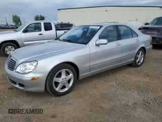2004 Mercedes-Benz S 320/430/500 z VIN WDBNF70J34A397059, wystawiony jako Copart lot #59629145 z przebiegiem 54 506 mil mil oraz Czysty tytuł • Clean title. Historia ofert i sprzedaży dostępna na DreamBid. Obrazek 1.