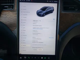 2020 Tesla Model X Long Range with VIN 5YJXCBE2XLF230629, listed as a IAAI auction lot 41925961 with 35,979 mi miles. Bid and sale history available at carsss.com. Image 18.