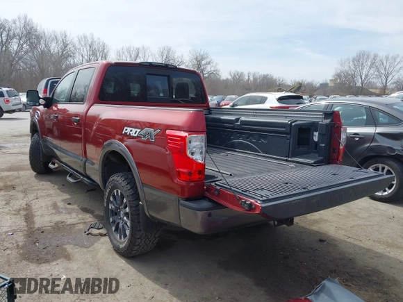 2016 Nissan Titan XD S with VIN 1N6AA1F43GN510841, listed as a IAAI auction lot 41814864 with 163,025 mi miles. Bid and sale history available at carsss.com. Image 3.