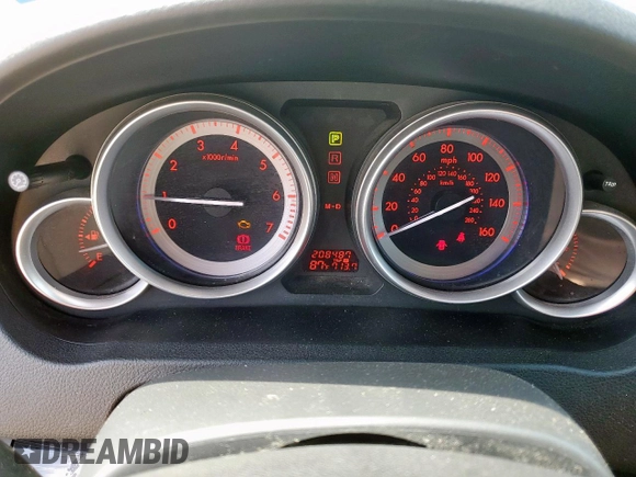 2009 Mazda 6 i Touring with VIN 1YVHP82A695M19368, listed as a Copart auction lot 59011025 with 208,487 mi miles and Salvage title. Bid and sale history available at DreamBid. Image 9.