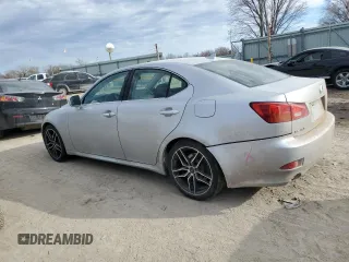 2007 Lexus IS 350 with VIN JTHBE262675012230, listed as a Copart auction lot 46686995 with 158,767 mi miles and Salvage Title. Bid and sale history available at DreamBid. Image 2.