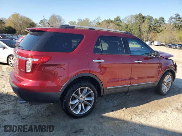 2013 Ford Explorer XLT with VIN 1FM5K8D88DGB36447, listed as a Copart auction lot 51423435 with 88,042 mi miles and Salvage Title. Bid and sale history available at DreamBid. Image 3.